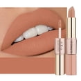 thumbnail image 1 of Lápiz labial mate 2 en un crema fácil de utilizar brillo de impermeable brillo pigmentado desnudo para niñas - 03 Salvador Dali maquillaje de lápiz labial mate, 1 of 6