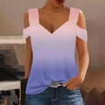 thumbnail image 2 of Cute Summer Tops For Women Y2K Cotton V Neck Tank Tops For Women Loose Fit V Neck Tunic Tops For Women Short Sleeve T Shirts For Women V Neck, 2 of 5