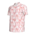thumbnail image 2 of Rocae Cute Rabbit Carrot for Men's Short Sleeve Polo Shirt, Quick Drying Performance Moisture Wicking Sports Men's Golf Shirt 3X-Large, 2 of 9