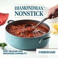 thumbnail image 5 of Farberware Easy Clean 14 Inch One-Pot / Stockpot / Dutch Oven Family Braising Pan with Lid, Dishwasher Safe, Aqua, 5 of 12