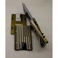 thumbnail image 1 of Helm American Flag RFID Protected Aluminum Wallet & Credit Card Holder- Green, 1 of 1