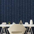 thumbnail image 3 of Ambesonne Herringbone Peel & Stick Wallpaper for Home, Blue Monochrome Art, 13"x36", Dark Blue Violet Blue, 3 of 6