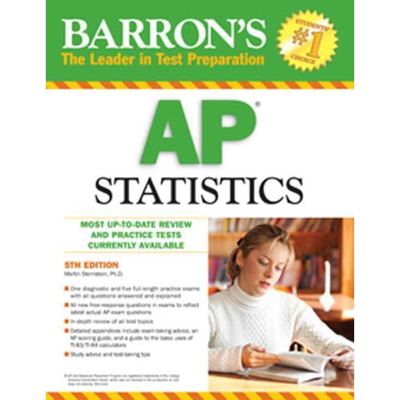 Pre-Owned Barron's AP Statistics (Paperback) 0764140892 9780764140891