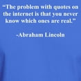 thumbnail image 3 of CafePress - Abraham Lincoln Internet Quote T Shirt - Men's Classic Graphic Cotton T-Shirt, 3 of 4