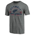thumbnail image 2 of Men's Heathered Gray Detroit Red Wings Team Freedom Tri-Blend T-Shirt, 2 of 3