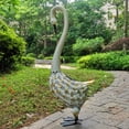 thumbnail image 4 of Estatua de Animal Solar del hierro, adornos de paisaje, figurita impermeable IP44, para interiores y exteriores, de césped, Pa cisne DYNWAVEMX Decoraciones de césped, 4 of 7