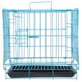 thumbnail image 4 of HINTRMENT Portable Dog Cage Iron Blue For Outdoor Use 1Pcs, 4 of 8
