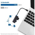 thumbnail image 2 of Cable Matters Dual Slot USB C Card Reader (USB C SD Card Reader) in Black for Micro SD, SDHC, SDXC Memory Cards - Thunderbolt 3 Port Compatible, 2 of 6