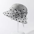 thumbnail image 4 of TINZ Chapeau de Robe pour Femmes Grand Feuille Fleur Chapeau de Douche Nuptiale Chapeaux de Soleil Chapeau de Plage Chapeaux de Mode d'Été Chapeau d'Eau pour Femmes Chapeaux Occidentaux pour Femmes Chapeau Rond Grand, 4 of 4