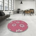 thumbnail image 3 of Ahgly Company Indoor Rectangle Patterned Pink Novelty Area Rugs, 5' x 8', 3 of 6