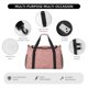 thumbnail image 4 of Disketp Rose Gold Glitter Bolsa de Viaje Tipo Duffle, Bolso de Mano para Fin de Semana para Mujer, Bolsa de Gimnasio Ligera para Hombre, Esencial para Viajes, 4 of 7