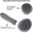 thumbnail image 2 of Self Cleaning Slicker Brush, Dog Cat Bunny Pet Grooming Shedding Brush - Easy to Remove Loose Undercoat, Pet Massaging Tool Suitable for Pets with Long or Short Hair, 2 of 10