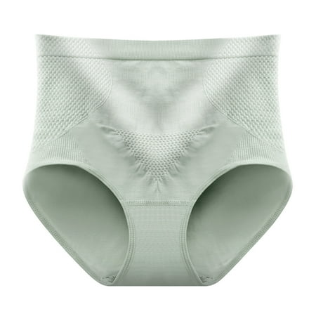 

Qcmgmg Panties for Women Stretch Breathable Underwear Women s High Waisted Bikini Panties