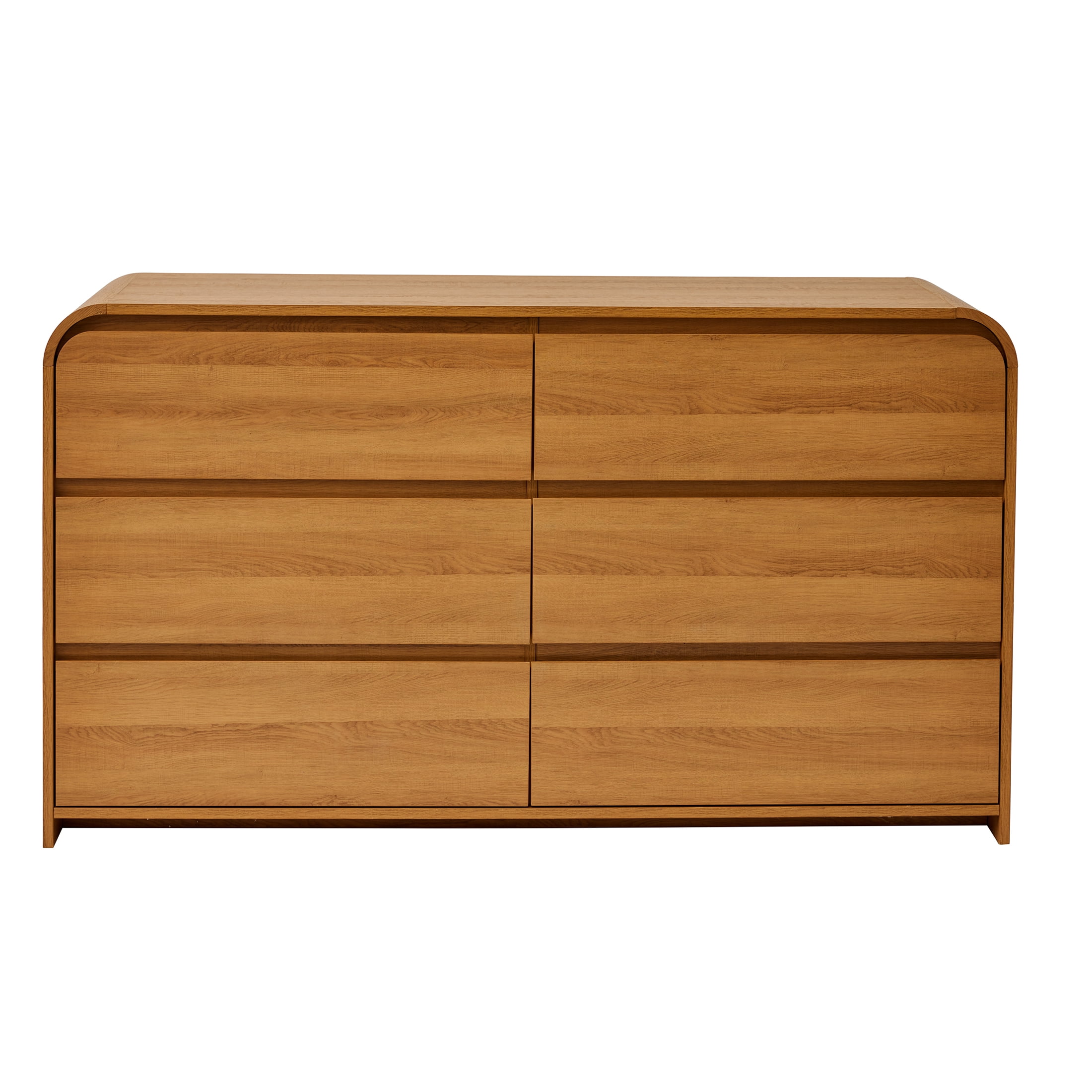 Better Homes & Gardens Juliet 6 Drawer Dresser, Light Honey Finish