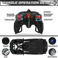 thumbnail image 4 of Wupuaait 2.4Ghz Transform Rc Cars 1:18 Scale Remote Control Car Transforming Robot, One-Button Deformation 360° Rotation Car Toy Gifts for Boys 3-12, Police, 4 of 6