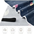 thumbnail image 3 of GZHJMY Cute Spaceship Rocket Beach Towel Quick Dry Absorbent Bath Towels Sandproof Lightweight Towel for Gym Yoga Sports Swimming - 31x71in Bath Towels, 3 of 7