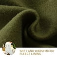 thumbnail image 3 of Zylarhe Mens Pullover Drawstring Hooded Color Block With Pocket Hooded Sweatshirt Two Piece Set Wool Suite, 3 of 3