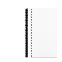 Staples Comb Plastic Binding Spine 1/2" Diameter 90 Sheets 25/Pack (17459) 17459/ST17459