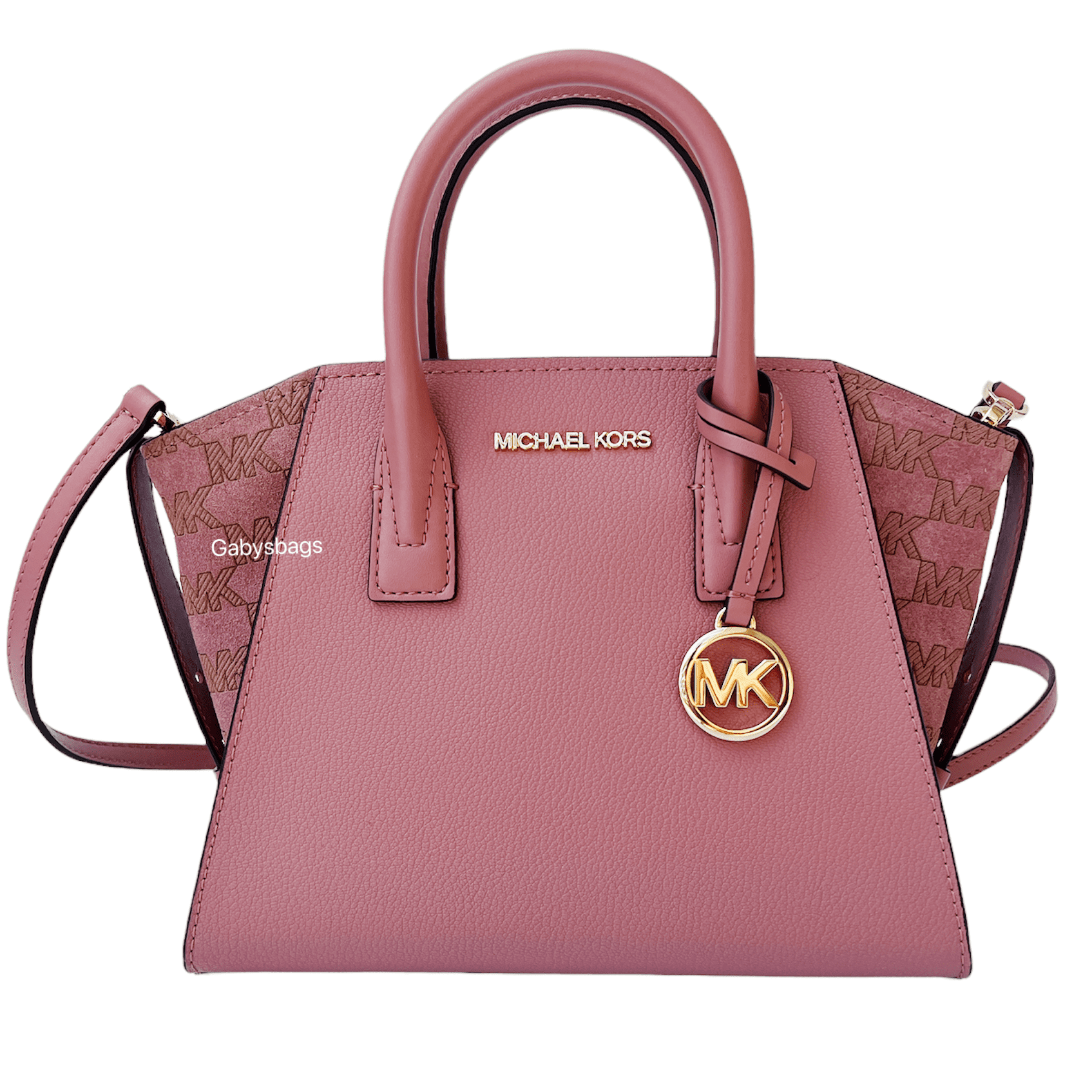 Michael Kors NWT Ellis Small Convertible Satchel Crossbody Stud Cherry Red  MK - $125 (57% Off Retail) New With Tags - From ellabella