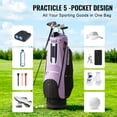thumbnail image 4 of VEVOR 36” Golf Cart Bag with 14 Way Organizer Divider Top Multiple Pockets, 4 of 9