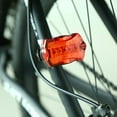 thumbnail image 3 of 2 in 1 Lamp Bike Cycle Bicycle Front Headlight Torch and Battery Powered Rear Safety Warning Flashlight Tail Light, 3 of 6