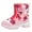 Hot Pink, variant on Zshosam Girls' Boots Boys & Girls Waterproof Winter Snow Boots for Little Kid/Big Kid Size 4,(Dark Blue Big Kids 4)