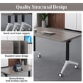 thumbnail image 3 of Conference Room Tables with Wheels,Modular Folding Conference Table,Rolling Heavy Duty Conference Tables,for Meeting Office School Classroom University Library, 3 of 7