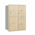 thumbnail image 4 of Salsbury Industries Recessed Private Aluminum 5 Unit 4C Horizontal Parcel Locker, 4 of 4