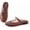 Coffee color, variant on Women's Jelly Mesh Mule Sandals, Breathable Hollow Out Flat Shoes, Mary Jane Style Closed Toe Slides, Waterproof Summer Beach Shoes for Women