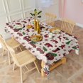thumbnail image 3 of Multicolor Christmas Camping Pattern Rectangle Tablecloth 60"x120",Waterproof Polyester Rectangle Table Cloth, Wipeable Spillproof Polyester Tablecloth for Dining, Camping, Indoor and Outdoor, 3 of 6