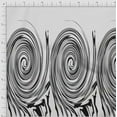 thumbnail image 2 of oneOone Silk Tabby Fabric Spiral Panel Decor Fabric Printed BTY 42 Inch Wide, 2 of 3