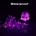 thumbnail image 4 of Fairy Lights 12Pack Battery Operated String Lights 7FT 20LED Christmas Lights Silver Wire Mason Jar Lights for Wedding Birthday Party Ceremony, Purple, 4 of 5