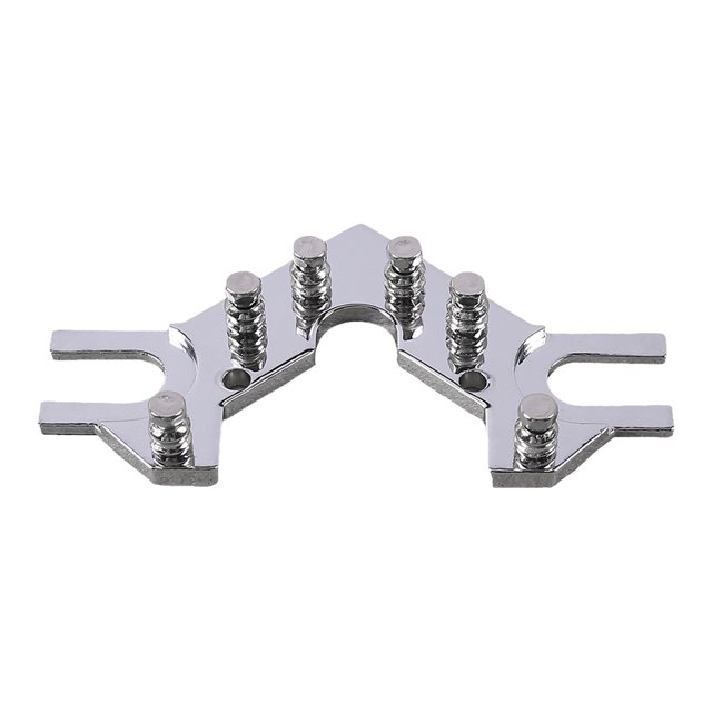 Dispositivo Afinación Cuerdas Guitarra Afinación Cuerdas Afinador Cuerdas Guitarra Eléctrica Folk (B4 Silver)