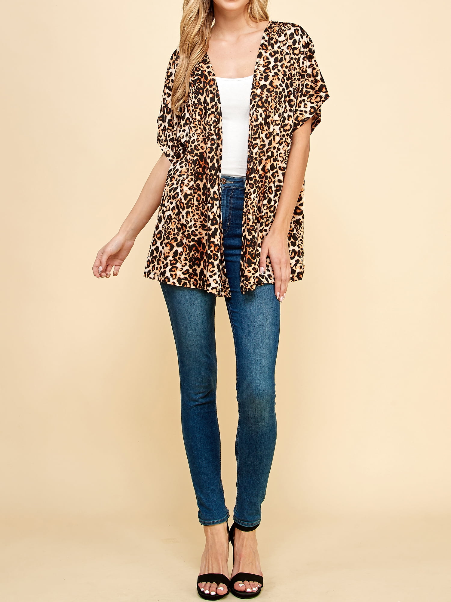 Made by Johnny Women's Kimono Style Short Sleeve Dolman Made by Johnny Women's Kimono Style Short Sleeve Dolman