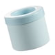 thumbnail image 3 of Molde para cubitos de hielo, bandejas de hielo con tapa, cubo de hielo de silicona grande, máquina para hacer cubitos de hielo redondos para cócteles congelados, más azul cielo, 3 of 12