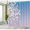 thumbnail image 4 of Ambesonne Weeping Flower Shower Curtain, Art Cherry Blossoms, 69"Wx75"L, Pale Ceil, 4 of 4