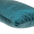 thumbnail image 4 of Parkland Collection Reta Transitional Quilted Teal/Green Throw Pillow, 4 of 5