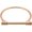 Rose Gold, variant on Stylish Titanium Steel D Shape Bar Screw and Shackle Cuff Bangle Bracelet for Unisex