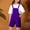 Purple, variant on Toddler Girl Shortalls for Summer Girls Casual Overalls Summer Casual Soli𝖽 Adjustable Strap Loose Short Rompe𝗋 Kids Soft Straight Fashion Pants With Pockets 2-15 Years