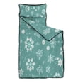thumbnail image 2 of Turquoise Christmas Snowflake Pattern Toddler Nap Mats for Kids Preschool,50"x20" Sleeping Mat Bag or Kids,Toddler Sleeping Bag,Toddler Nap Mat or Daycare, 2 of 6