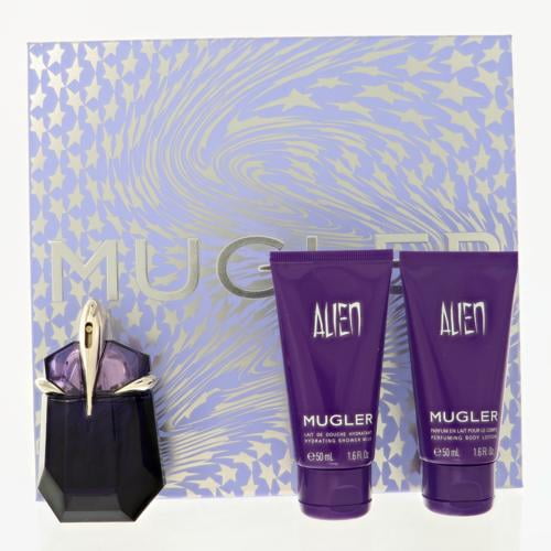 ALIEN WOMEN 3 PIECE GIFT SET - 1.0 OZ EAU DE PARFUM SPRAY by THIERRY MUGLER