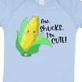 thumbnail image 4 of Inktastic Aw, Shucks, I'm Cute Corn Humor Boys or Girls Baby Bodysuit, 4 of 5