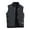 Dark Gray, variant on Vests for Men Men's Casual Solid Vest Coat Stand Collar Lined Sleeveless Outerwear with Zipper Fly and Pockets Size:L