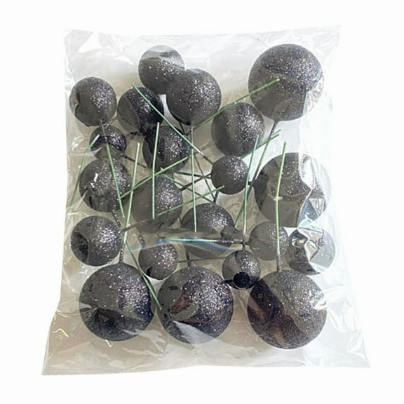 20pcs Cake Ball Shaped Cake Insert DIY Cupcake Toppers Foam Cake Picks