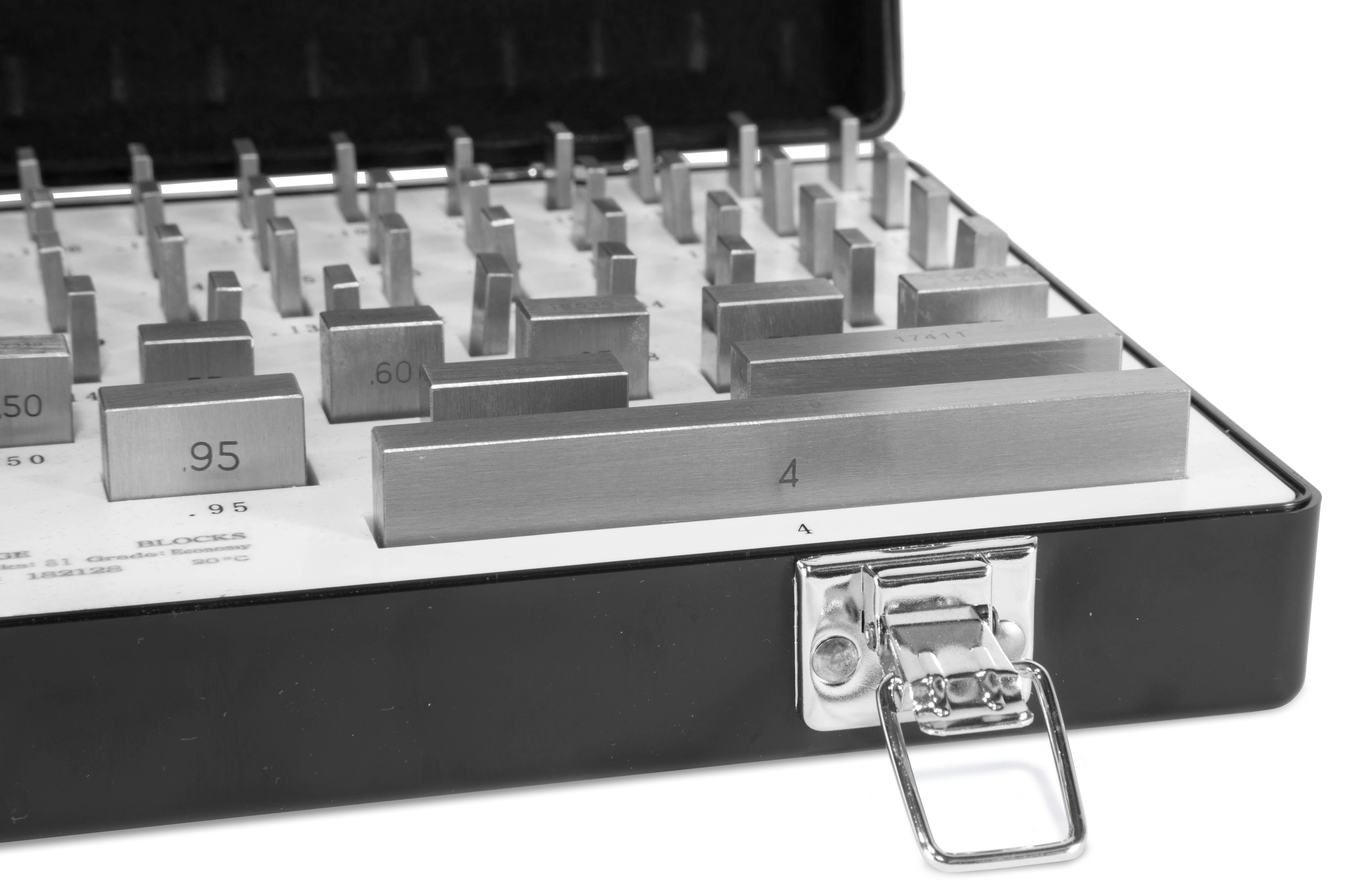 WEN 81-Piece Rectangular Steel Gauge Block Set with Case