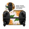 thumbnail image 4 of Kdxio Sunflower Pattern Luggage Cover for Travel,Elastic and Durable,Fits 18-32 Inch,Anti-Scratch Suitcase Protector, 4 of 9