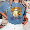 thumbnail image 6 of Haunted By 6–7 Halloween T-Shirt – Ghost & Pumpkin Graphic Tee, Spooky October Outfit, Trick-or-Treat Event Top, Cute Ghost Tee, Gen Z shirt, 6 of 7