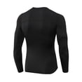 thumbnail image 4 of Gunia Mens Workout Gym Shirts Men Tight Fitting Fitness Sports Training Long Sleeved T Shirt Tees For Running Athletic Sport Tops Mens T-Shirts Black S, 4 of 4
