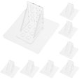 thumbnail image 1 of 12pcs Punch Free Shelf Support Pegs Cabinet Shelf Triangle Support Holders, 1 of 10