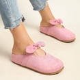 thumbnail image 3 of Bow Knot Mary Jane Mules, Slip On Closed Toe Shoes, Casual Comfort Footwear (Women's), 3 of 6